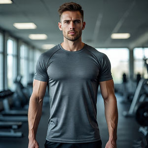 Gimnasio Fitness Correr Ropa deportiva Camisetas Hombres Casual Summer Fit O Neck Culturismo Camisetas Hombres - Product Image 1