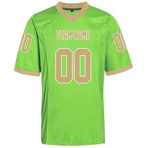 Maillot de football américain de haute qualité, respirant, antibactérien, à séchage rapide, manches courtes, unisexe, pour le sport - Product Image 4