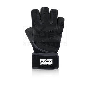 Gants en cuir de fitness en peau de mouton de haute qualité, nouveau design confortable pour une utilisation en salle de sport - Product Image 3