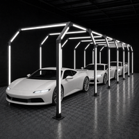 Éclairage de tunnel LED pour usine, USA, Émirats arabes unis, Europe, Australie, Royaume-Uni, prix de gros, éclairage pour detailing automobile