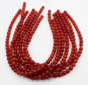 Perles rondes en cristal rouge naturel Caroline, perles en vrac, perles rondes Caroline, perles rondes de qualité supérieure, taille 8 mm - Product Image 2