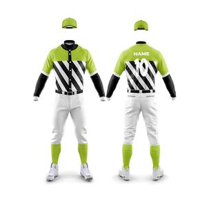 Conjunto de camisetas de béisbol y softball con logotipo personalizado para adultos Ropa deportiva de equipo de poliéster transpirable con diseño de impresión por sublimación - Product Image 6