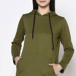 Sudadera con capucha al por mayor Casual 100% polar transpirable de talla grande mujeres sudaderas largas y sudaderas - Product Image 6