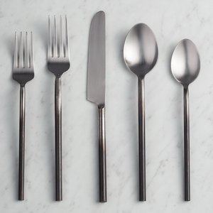 Vente en gros de sets de couverts personnalisés couverts en acier inoxydable lot de 3 couverts uniques à poignée torsadée pour hôtel, maison, mariage - Product Image 3