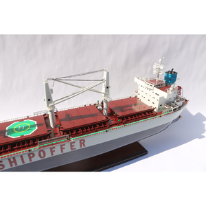 โมเดลเรือไม้100ซม. โมเดลเรือคอนเทนเนอร์งานฝีมือสำหรับตกแต่งทำด้วยมือสำหรับอเมริกาขนาดใหญ่ - Product Image 3