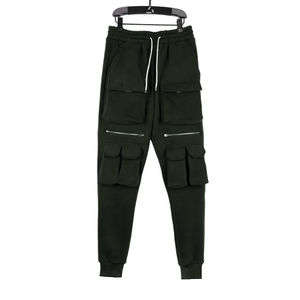 Vente en gros de logo personnalisé et impression pour hommes Automne 100% coton respirant vêtements de cérémonie pantalons de survêtement avec poches pantalons de jogging pantalons - Product Image 2