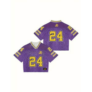 Nouveau Style personnalisé unisexe 100% Polyester sublimé maillot de Football vêtements de sport maille Streetwears maillots de Football 2025 - Product Image 5