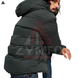 Chaqueta Acolchada de Primera Calidad al por Mayor para Hombre, Color Personalizado, Talla Grande, Abrigo Sólido Protector Cálido y Transpirable - Product Image 5