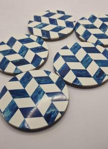 Posavasos de Alta Calidad con Logotipo Personalizado, Incrustaciones de Hueso, Ecológicos, Forma Cuadrada, Hechos a Mano en India, Clásicos, Modernos y de Lujo - Product Image 5