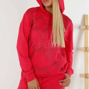 Fabricant pakistanais, dernier design, survêtement pour femmes avec strass, 100% coton, couleur unie, survêtement pour femmes avec strass - Product Image 2