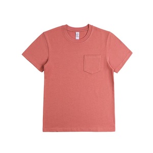 Custom Logo High Quality Men's 100% Cotton Tshirt With <b>Pocket</b> Casual <b>Pocket</b> T-<b>shirt</b> for men - Product Image 2