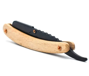 Maquinillas de afeitar de barba desechables de acero inoxidable de alta calidad para hombres con mango de madera para cara, cuerpo y Bikini - Product Image 6