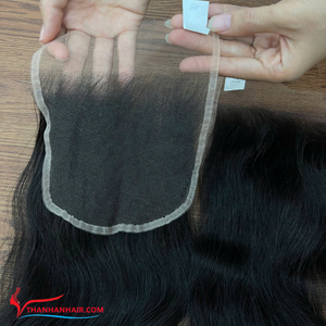 Perruques en cheveux humains vietnamiens de haute qualité avec fermeture en dentelle HD 5x5 6x6 Extensions frontales vierges droites naturelles - Product Image 1