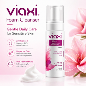 Viaxi FemiWash Foam Cleanser 100ml | pH-Balanced Fragrance-Free Sensitive Skin <b>Wash</b> | <b>Soap</b>-Free Daily Care Foam Pump - Product Image 2