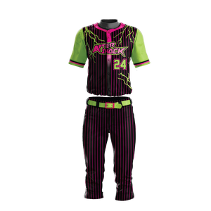 Uniforme de béisbol y softbol con logotipo personalizado, ropa deportiva transpirable de etiqueta privada de 100% poliéster - Product Image 1