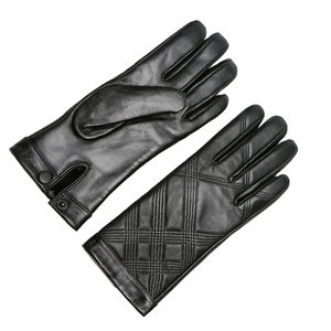 Vente chaude 2024 gants de mode en cuir pour femmes couleur avec des gants en cuir de vachette - Product Image 2