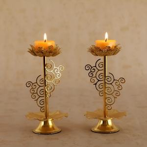 Elegante decorativo Diwali Diyas Metal Bowl Urli Diya Pack para Interior del hogar y Lightning Home Diyas decorativas para Diwali 2024 - Product Image 5