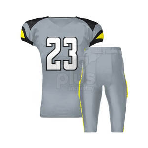 Ventes chaudes, uniformes de football américain de haute qualité, respirants, grande taille, manches courtes, été, pour hommes, 100% polyester, séchage rapide - Product Image 2