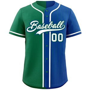 Camiseta de Béisbol Brillante con Diseño Nuevo, Color Combinado a Rayas, Unisex para Hombres y Mujeres, Jersey de Animadora - Product Image 2