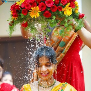 Producto DE BODA Mangalsnanam Jalleda para función Haldi/Mangalsnanalu decorado - Product Image 1