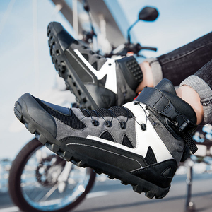 Chaussures de course en cuir pour moto professionnelles, respirantes, de haute qualité, logo personnalisé, bottes de course tendance, prix bas - Product Image 5