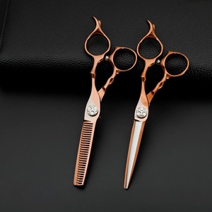 Professionnel 6 pouces en acier inoxydable droit ensemble de ciseaux de coiffeur pointe pointue coiffure style amincissement Salon utiliser des ciseaux - Product Image 2