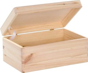 Urne en forme de boîte pour cendres humaines Grande urne en bois pour crémation Urne adulte pour cendres avec les tailles de 19x12cm - Product Image 5