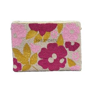 Monederos grandes hechos a mano con cuentas, accesorio económico con cierre de cremallera, añade elegancia a tu colección - Product Image 5