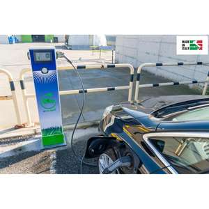Cargador de nivel 2 de estación de carga EV de 7kW/22kW de doble enchufe de alta calidad con RFID OCPP IP65 para uso doméstico y comercial - Product Image 4