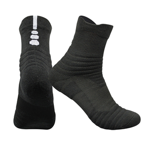 Custom Cotton <b>Mens</b> Winter Thin Crew Outdoor Sport Terry Sox Basketball Running Athletic <b>Thermal</b> Quick Dry <b>Socks</b> 10 Pairs - Product Image 3