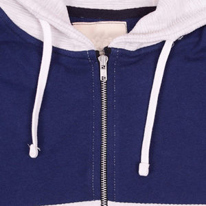 Sweat à capuche unisexe 100% coton mélangé, fermeture éclair intégrale, 3D, style streetwear, surdimensionné, pour hommes, vente en gros - Product Image 3