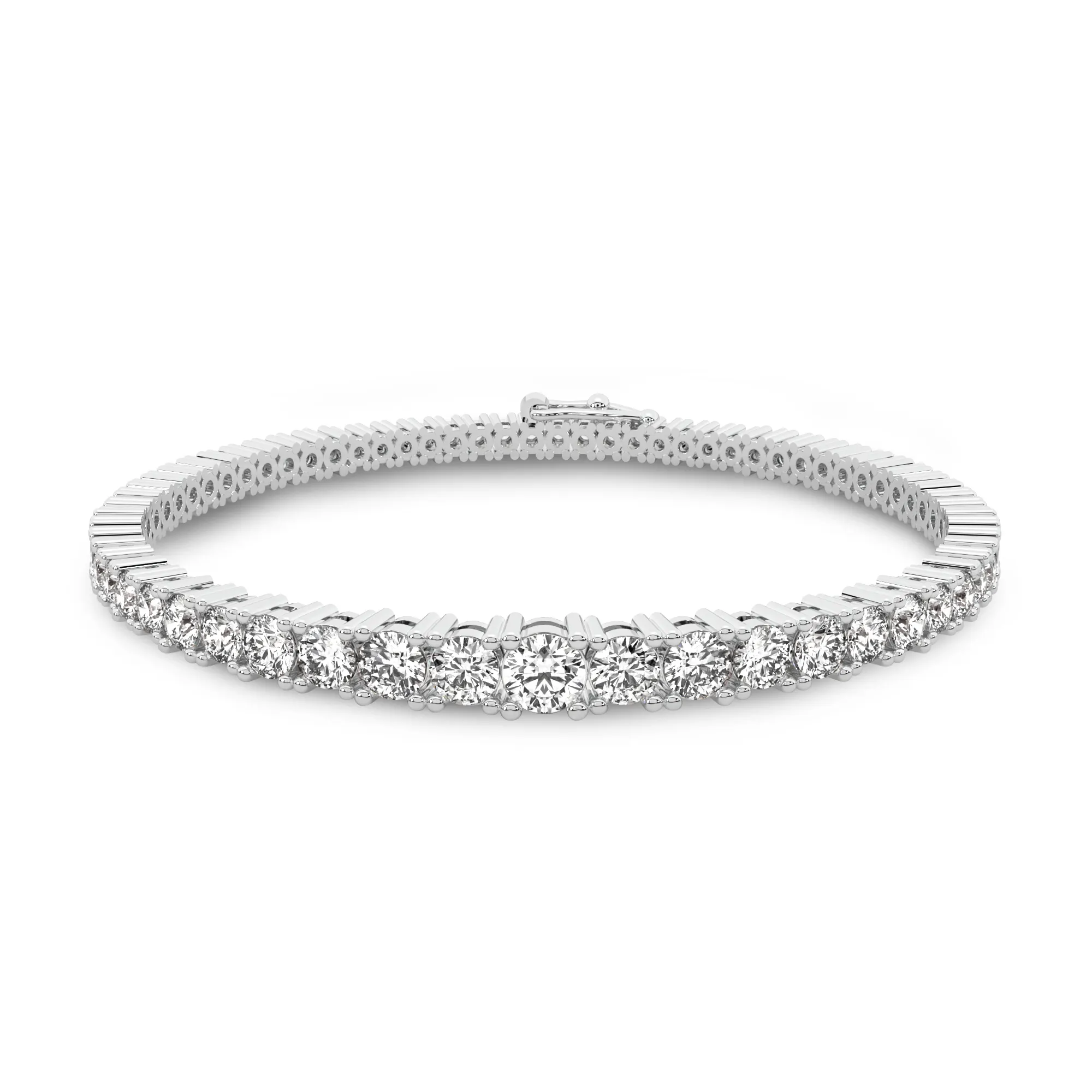 Beste Kwaliteit Luxe Design Ronde Lab Diamant Tennis Armband Met 3 Ct Diamant Gewicht En D Kleur Beschikbaar Bij Export