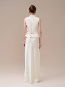 Recién llegado, chaqueta para mujer, ropa de cintura ajustable, chaqueta de solapa Audrey para mujer, tela de telar de madera, fabricante Whiteant de Vietnam - Product Image 5