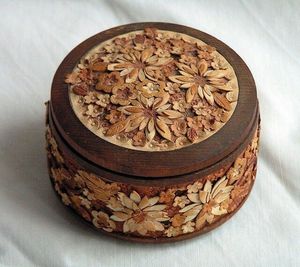 CUSTOMIZED DESGIAN NATURAL WOODEN Premium Printed Home Wooden Tabletop Spice Box With Separate Compartments for Spices and " - Product Image 2