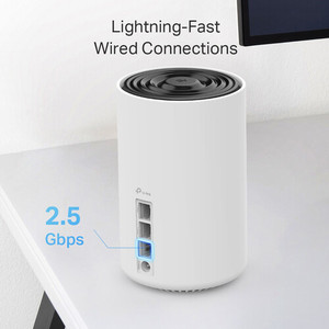 Système maillé Wi-Fi 6E tribande TPLink Deco avec ports WAN/LAN 2,5 G (Deco XE75 Pro) - Pack de 2 - Product Image 6