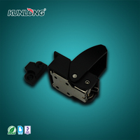 SK3-038B Cerradura de Puerta Cilíndrica KUNLONG de 60 mm, Grado 3 ANSI, Niquelada, Negra, Sin Llave, para Uso Comercial