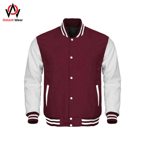 Custom High Quality Wool Baseball Varsity <b>Jacket</b> for Men Vintage Style High-Chenille Stand Winter <b>Light</b> Hooded Reversible XL - Product Image 5
