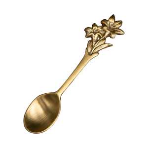 Cuchara de latón de alta calidad para uso de catering de restaurante en casa de hotel al mejor precio de la India - Product Image 1