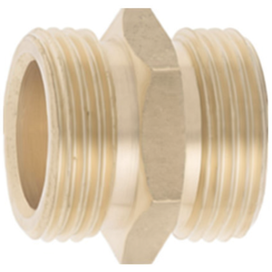 GEKA Conector de latón roscado macho duradero de 1 x 1 1/4 pulgadas con conector de agua para jardín, paquete de 10 para riego de jardín - Product Image 3