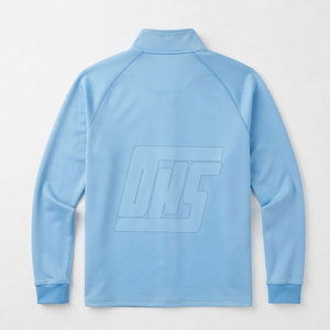 Premium <b>Men</b> Quarter Zip Athletic <b>Pullover</b> Breathable Long Sleeve Sports Training Running Gym Fitness Outdoor Performance <b>Jacket</b> - Product Image 2