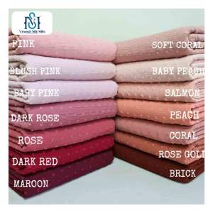 ชุดเดรสผู้หญิงสำหรับเสื้อผ้าเด็กผู้หญิงผ้าโพลีเอสเตอร์130gsm ผ้าทอลายทแยง SPH 80D ทึบ - Product Image 3