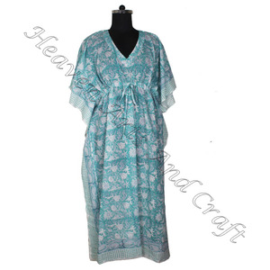 Robe de soirée pour femmes africaines, robes ethniques, robes kaftan pour femmes, longues robes kaftan/caftan, vêtements en coton, robe kaftan pour femmes KFCL098 - Product Image 1