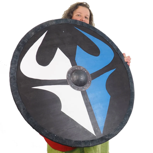 Bouclier Viking 24 pouces motif de surface personnalisé bouclier normand bouclier de décoration murale - Product Image 5