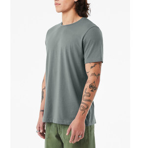 BELLA + CANVAS 3001CVC Unisex de manga corta con cuello redondo ajustado personalizado 100% algodón transpirable Unisex camiseta suave para hombres - Product Image 1