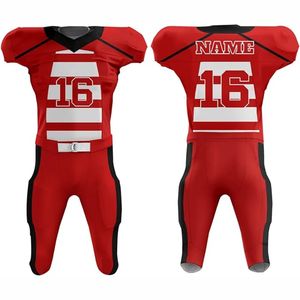 Maillot de football américain personnalisé par sublimation, manches courtes, 100 % polyester, respirant et anti-humidité, unisexe adulte - Product Image 4