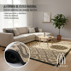 Tapis en polypropylène durable pour intérieur et extérieur, idéal pour patio, jardin, balcon ou salon, léger et facile à nettoyer, tapis d'extérieur - Product Image 2