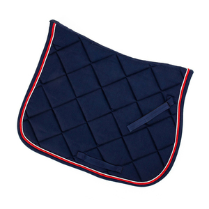 Dernier tapis de selle de cheval en tissu coloré de qualité supérieure personnalisé saut équestre coton polycoton respirant confortable tout usage - Product Image 2