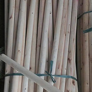 Gran cantidad de palos de madera redondos para la producción agrícola y la fabricación de muebles - Product Image 1
