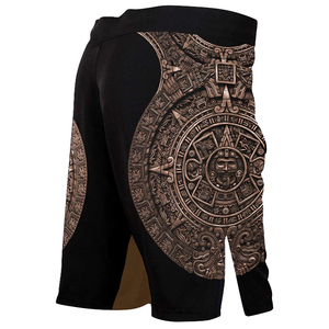 Wholesale Custom MMA Shorts Training <b>Grappling</b> Shorts 4-way Stretch Woven Fabric Own Sublimation Printing Design MMA Short - Product Image 6