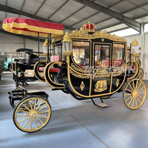 Wagon de calèche électrique royal de mariage de couleur personnalisée avec 4 roues 4-6 sièges pour le tourisme - Product Image 6